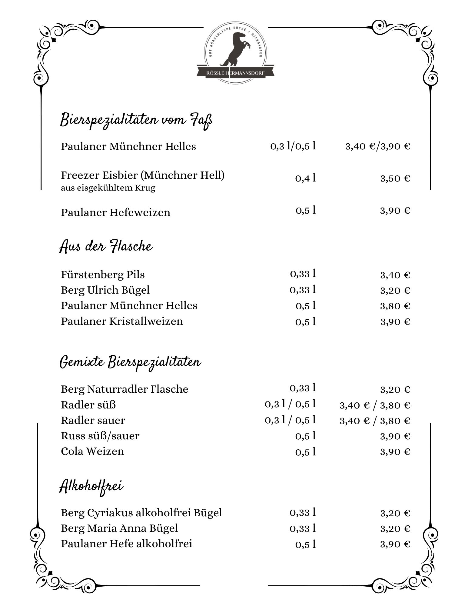 getränkekarte bier seite 8